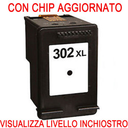 HP 302 XL, nero, chip...